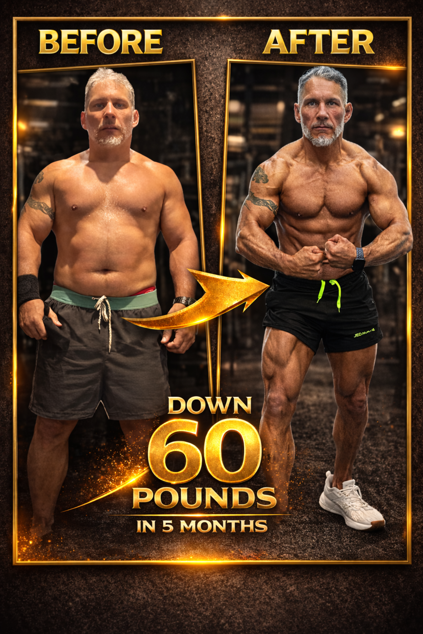 60 pound transformation